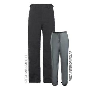 Pantalon 3 en 1 | Waterproof + Polar | 3 CLIMAS GORE-TEX | Unisex | Gris