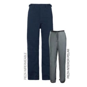 Pantalon 3 en 1 | Waterproof + Polar | 3 CLIMAS GORE-TEX | Unisex | Azul Marino
