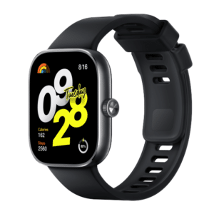 Redmi Watch 4 - MI - Llamadas Bluetooth, Pantalla AMOLED de 1,97”, Monitor de frecuencia cardíaca, hasta 18 días de autonomía, Negro