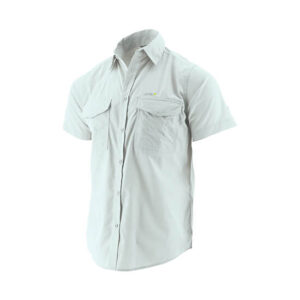 Camisa Explorer Hombre Manga Corta | Cuicocha | Blanco