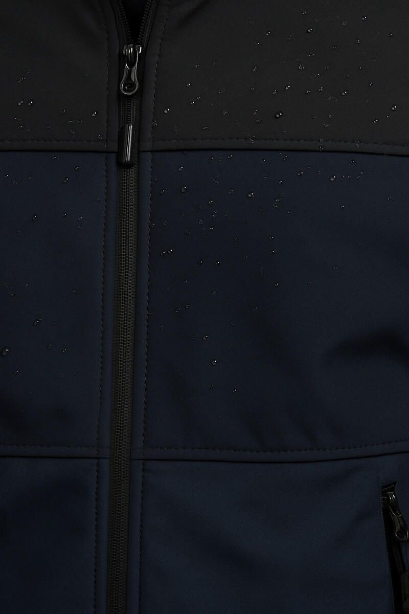 Chaqueta Softshell Trailguard | UNISEX | Negro-Azul